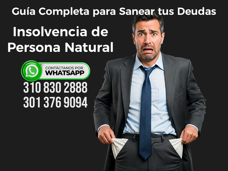 Guía como sanear tus deudas Insolvencia persona natural
