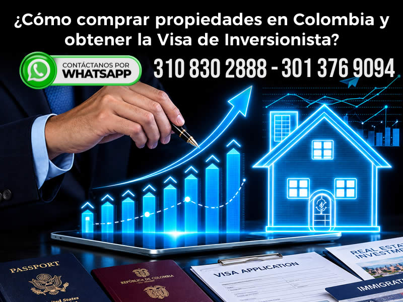 Inversionista extranjero analizando la compra de bienes raíces en Armenia Quindío para solicitar la visa de inversionista inmobiliaria en Colombia